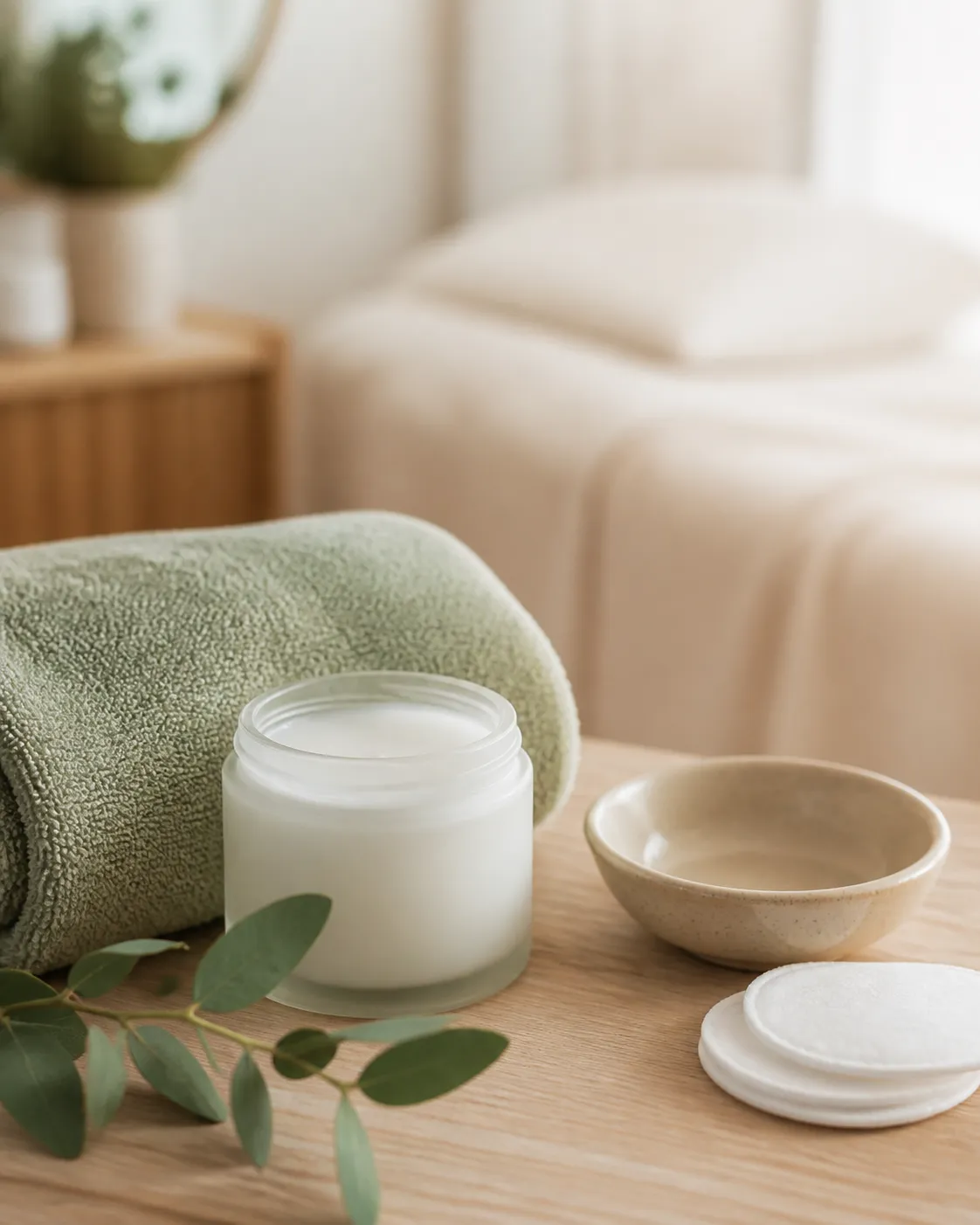 A thoughtful arrangement of gentle aftercare essentials